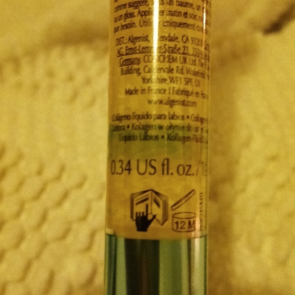 *SEALED* Algenist Genius Liquid Collagen Lip Treatment Lipbalm Gloss Serum Vegan - Picture 4 of 9